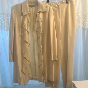 Elegant Cream Suit Set